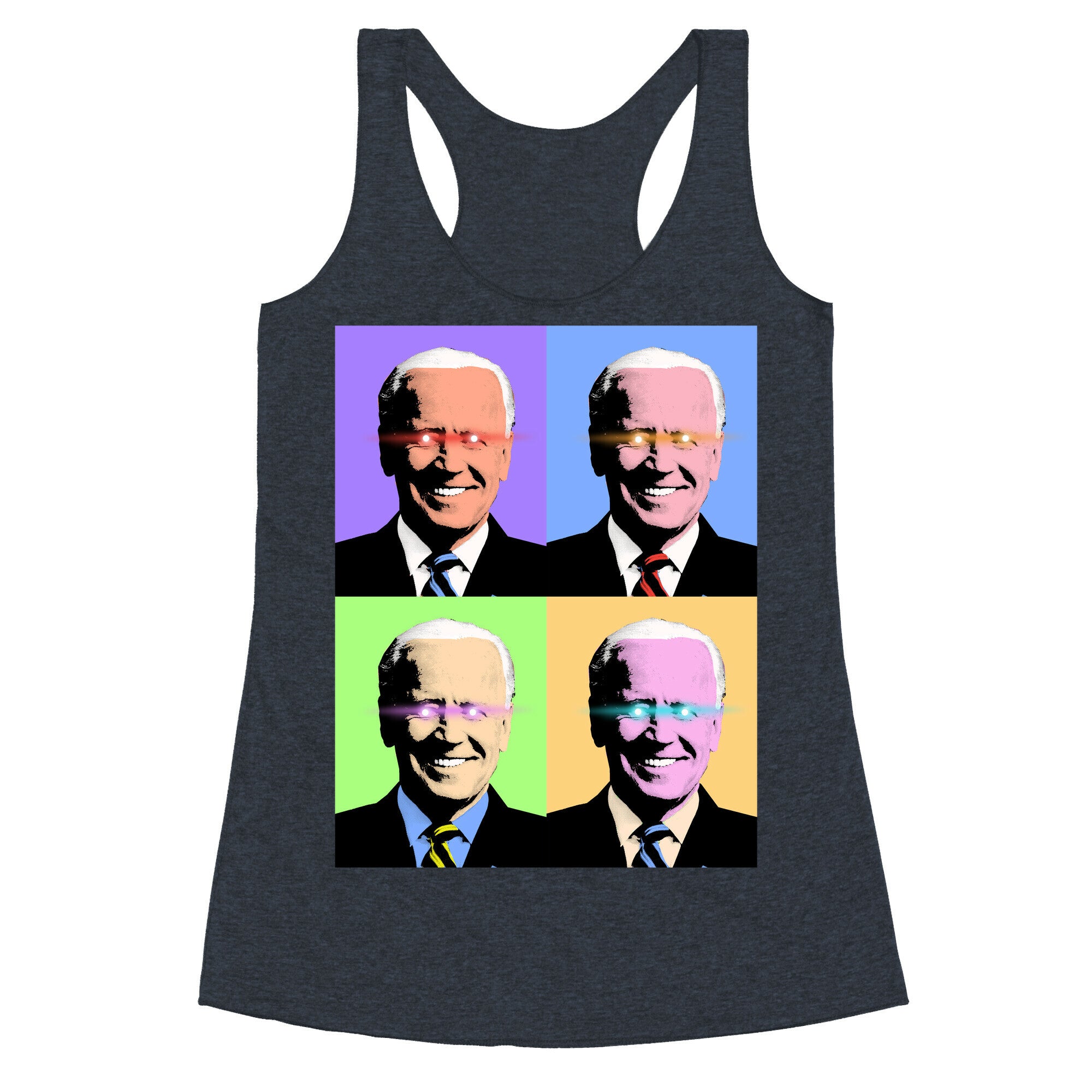 Dark Brandon Pop Art Racerback Tank